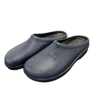 Klogs Navy Slip Resistant Womens Size 9 Slip On Gardening Mules Clogs Slip